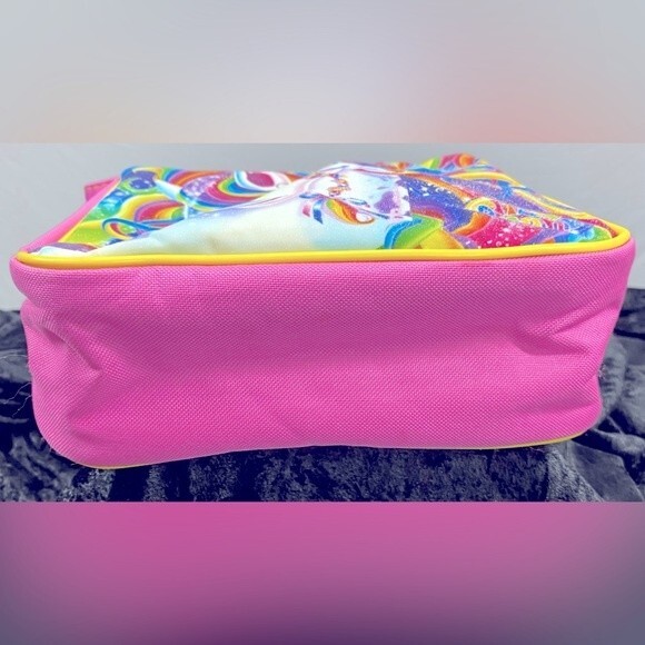 Lisa Frank Pink Sparkle Rainbow Majesty Horse Insulated Lunch Bag Box Tote Purse - Picture 5 of 8
